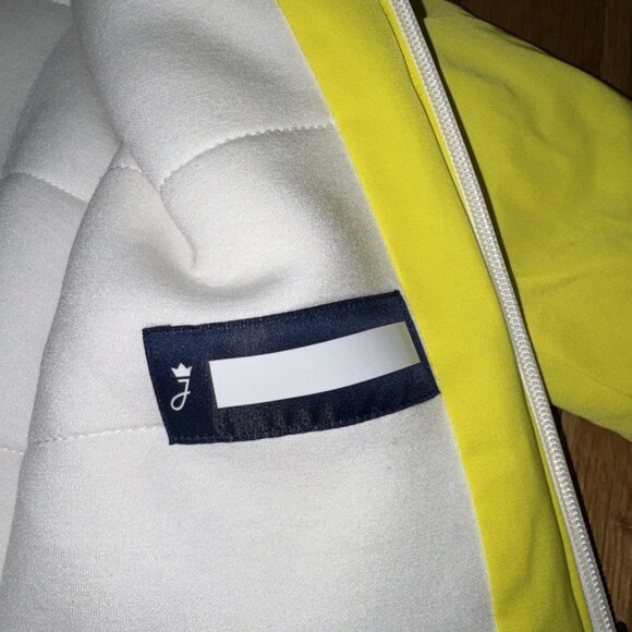 Jacadi Paris Jacket Baby Yellow Padded Size 18 M / 81CM Very Nice - Picture 8 of 9